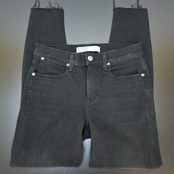 AYR The Chiller Eclipse Black Jeans W 29 L 28 Skinny Leg Stretchy Soft Body-con - Picture 16 of 16